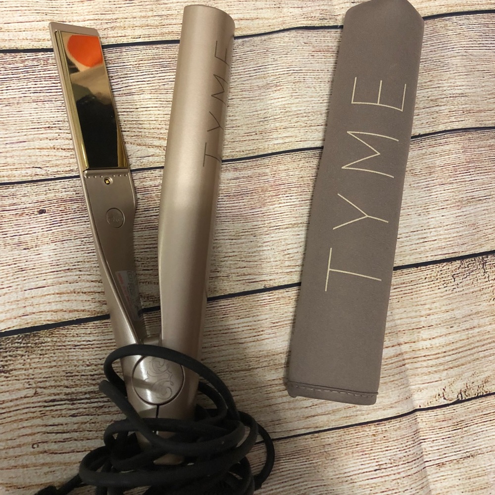 TYME straightening curling 2 in 1 Iron EUC
